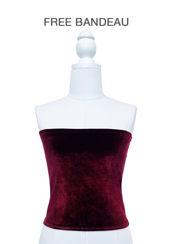 Velvet Multiway Convertible Infinity Dress Bandeau