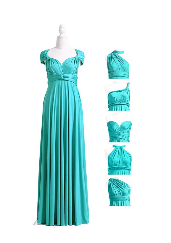 Turquoise on sale infinity dress