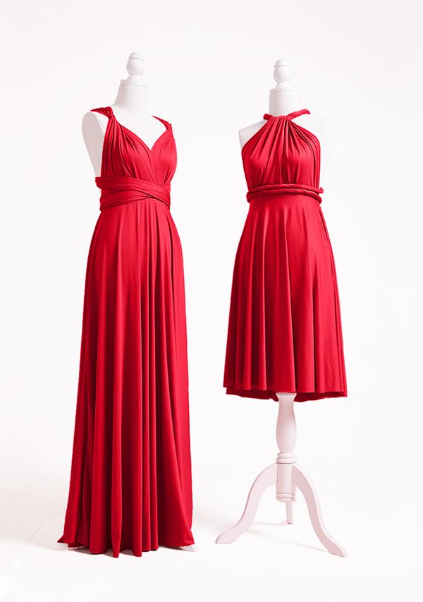 Buy Red Infinity Dress, Multiway Dress 